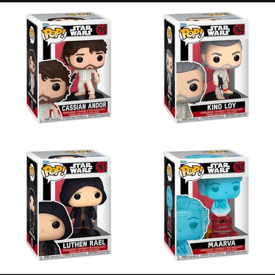 FanthaTracks's tweet photo. From Insta: https://t.co/Fb6NZ9nMdr
Upcoming @andorofficial Funko pops coming soon
#starwars #andor #funkopop #cassianandor #kinoloy #marvaandor #luthenrael https://t.co/o5OlPCcIfx