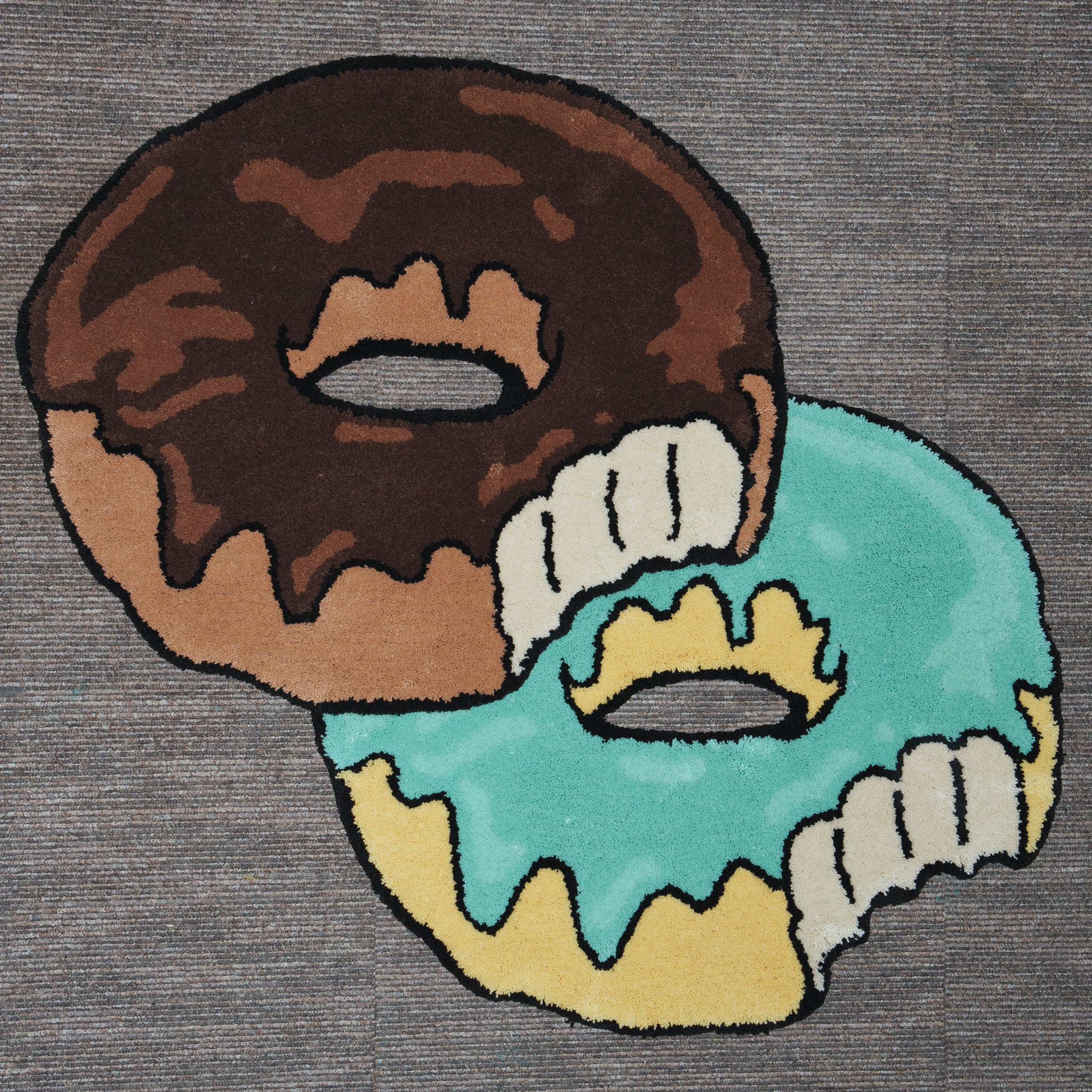 MIYOSHI RUG DOUNUTS RUG ブラウン三好ラグ ドーナツラグ MIYOSHI RUG DOUNUTS RUG ブラウン三好ラグ ドーナツラグ