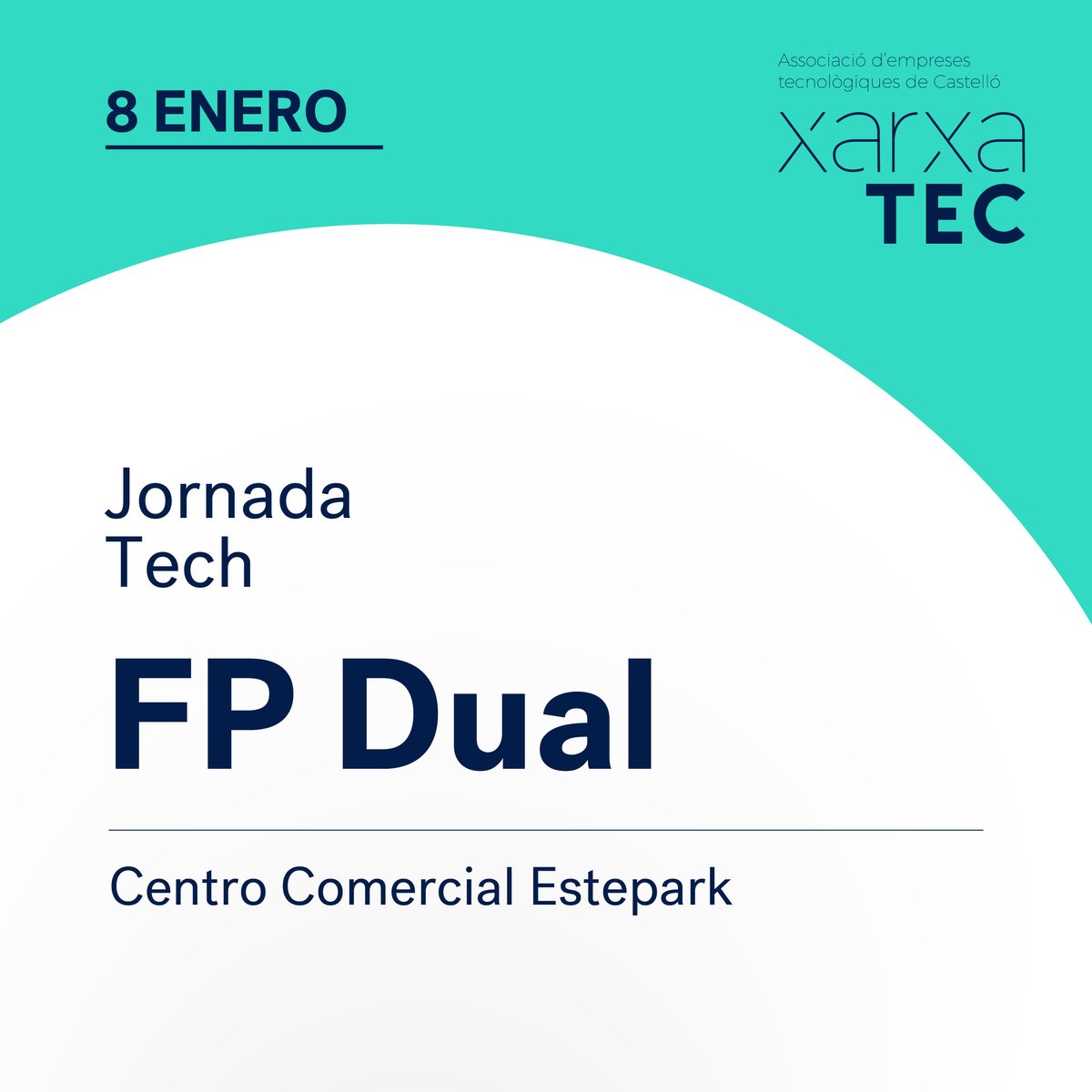 xarxatec (@xarxatec) on Twitter photo 🙌 ¡Nueva edición de la Jornada Tech FP Dual! Una oportunidad para conectar el talento emergente de los estudiantes de FP con las empresas que forman parte de XarxaTec.
💬 Si estás interesado en unirte a esta iniciativa como empresa o colaborador, escríbenos a info@xarxatec.com 🙌 ¡Nueva edición de la Jornada Tech FP Dual! Una oportunidad para conectar el talento emergente de los estudiantes de FP con las empresas que forman parte de XarxaTec.
💬 Si estás interesado en unirte a esta iniciativa como empresa o colaborador, escríbenos a info@xarxatec.com