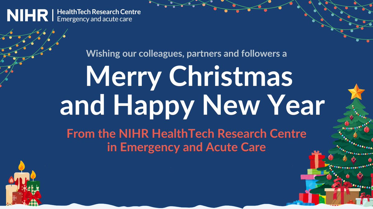 ❄️ Season’s greetings to all our colleagues, partners and followers.

Thank you for your support in making the launch of the HRC in Emergency and Acute Care a great success, with several new contacts and partnerships established.

Here’s to a successful 2025 ✨