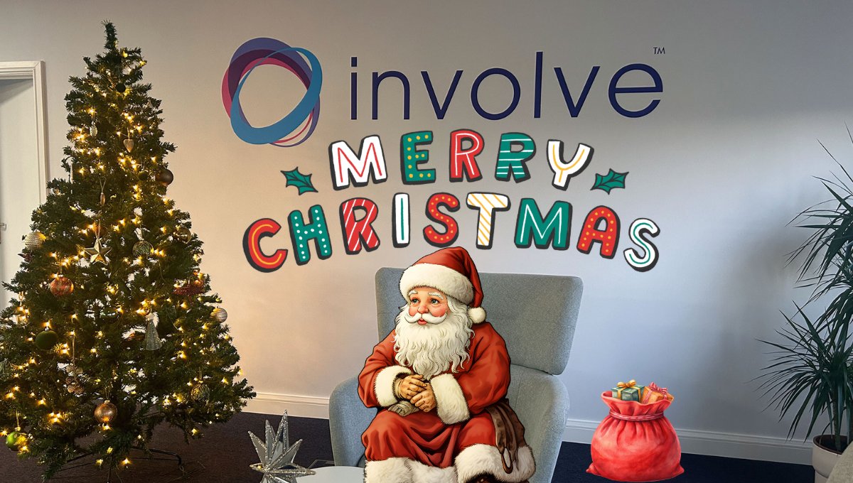 Wishing you all a Merry Christmas and a Happy New Year from the Involve team! 🎅 🎄