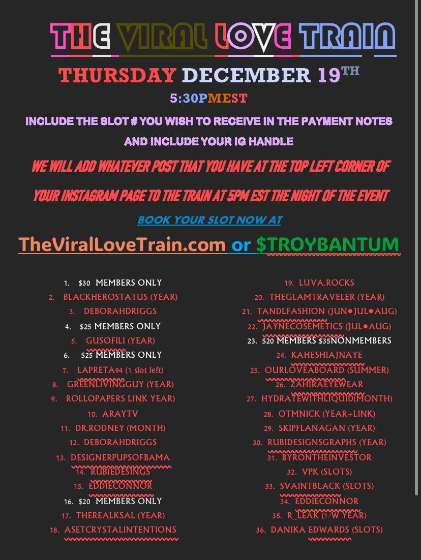 The Viral Love Train tweet media