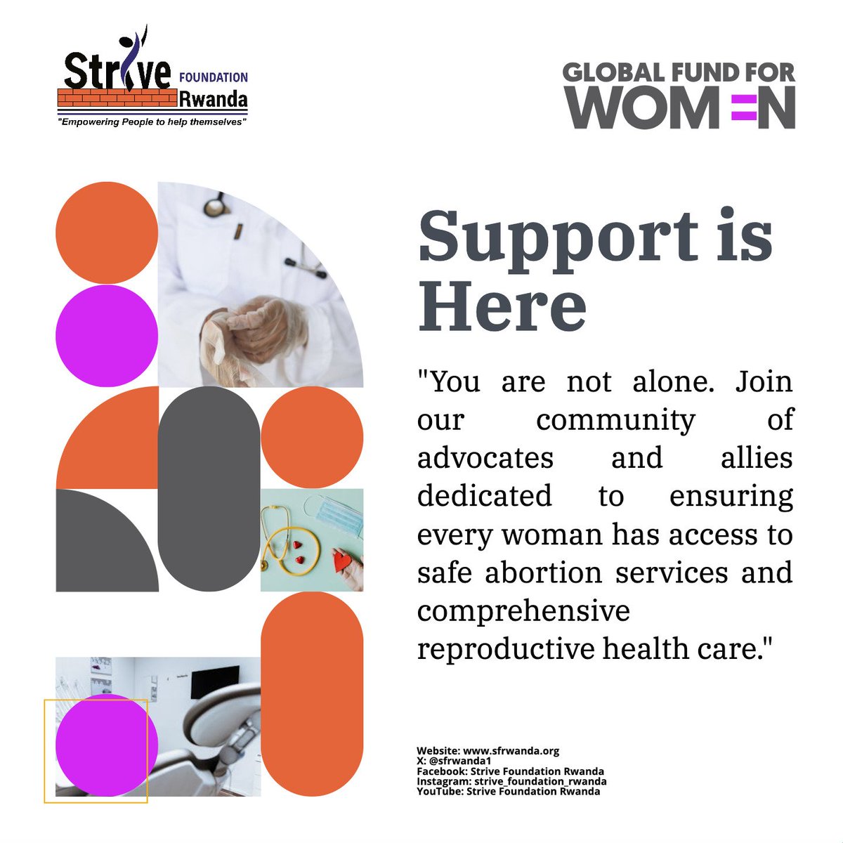 Sfrwanda1's tweet photo. Every woman,including AGYW and FSWs, deserves dignity, respect, and judgment-free access to safe healthcare. Women have the right to make decisions about their bodies and futures. Access to #SRHR services like Contraception, STIcare, and safe abortion saves lives and builds healthier communities. Women’s voices, choices, and rights are the foundation of a better world.
📢 We stand with women. Together, let’s empower and support them.
#WeStandWithWomen #SRHRMatters #AGYW #FSWs @RwandaHealth @RBCRwanda @WHO @GlobalFundWomen @UNFPARwanda @unwomenrwanda @srhr_rwanda @RwandaNGOForum @ReproRights @amplifyfund @AbbottNews @HDIRwanda @Glihd_Rwanda @ImroRwanda