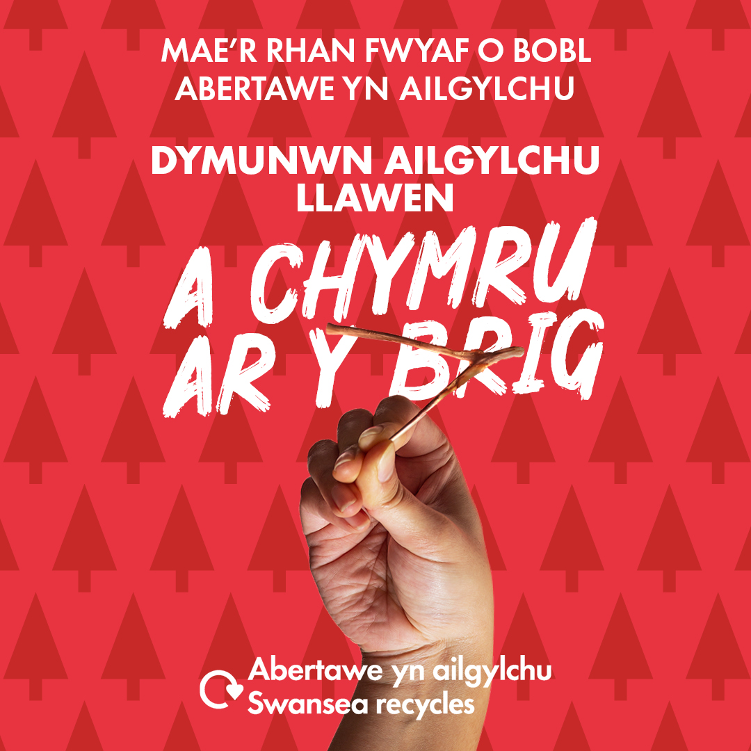 Rydym yn cynhyrchu llawer mwy o wastraff bwyd adeg y Nadolig felly mae'n bwysig rhoi unrhyw fwyd dros ben yn eich cadi gwastraff bwyd.

Gall un llond cadi gynhyrchu digon o drydan i bweru teledu am ddwy awr!

👉 bit.ly/3DRMCW8

#ByddWychAilgylcha