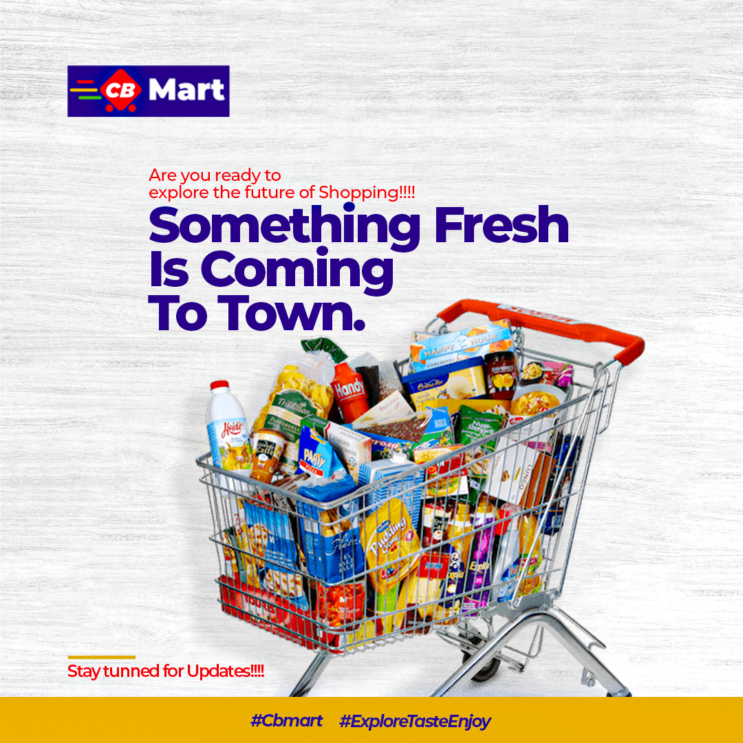 CBMART_UGANDA's tweet photo. Something fresh is coming to town… Are you ready to explore the future of shopping?
Stay tuned for updates!                                                #CBMart                                                                               #ExploreTasteEnjoy https://t.co/wCDbU9t0Nd