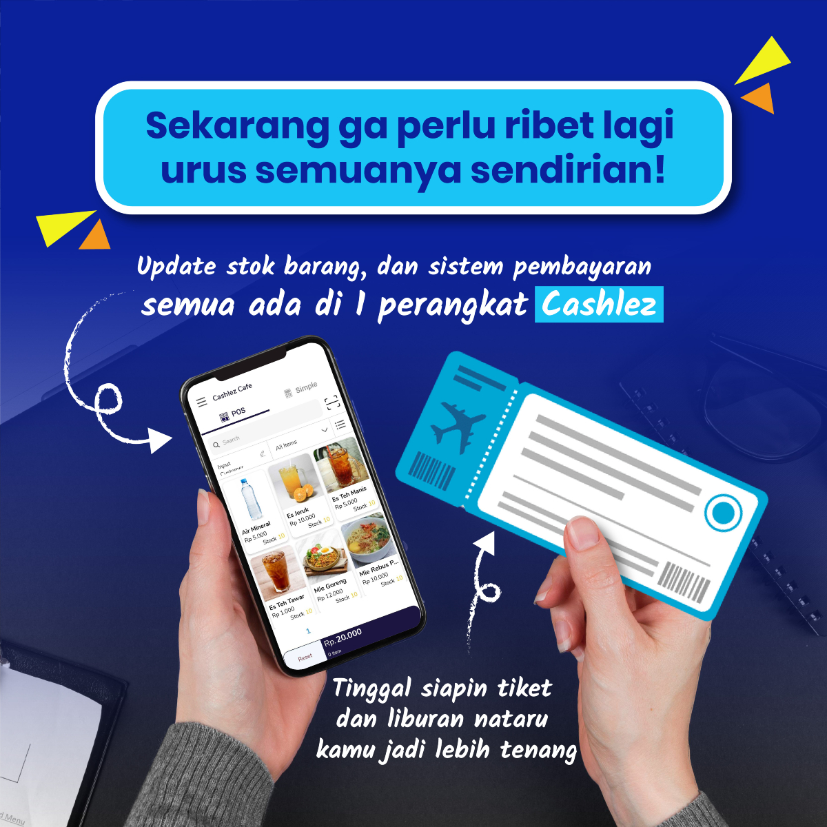 Jangan cuma fokus stok barang, pastikan sistem pembayaran juga siap! Dengan Cashlez, kamu bisa handle semuanya dalam 1 perangkat.

Nggak perlu ribet, semua jadi lebih mudah dan efisien.

#cashlez #cashlezin #tipsbisnis #bisnis #solusibisnis #paymentsolutions #paymentgateway