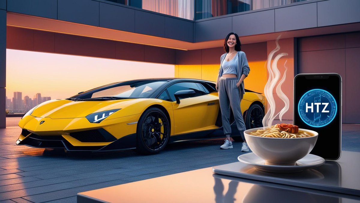 Bragging rights unlocked: Just bought a Lambo... with HTZ (well, mostly HTZ...). The rest was ramen.🍜🏎️ #HTZLambo #CryptoDreams #RamenLife

hertz-network.com #hertz-network #HTZ $HTZ #htzsupermeme #hertzsupermeme #Memes #crypto