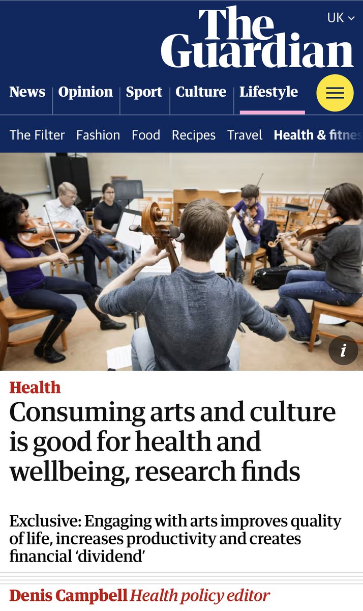 From the university of No Shit Sherlock… I swear to god it’s so dull having to endlessly make the case for the Arts when it’s been proven time and again to be a social good - <a href="/lisanandy/">Lisa Nandy MP</a> <a href="/RhonddaBryant/">Chris Bryant</a> <a href="/margarethodge/">Margaret Hodge</a> <a href="/ThangamDebb/">Thangam Debbonaire</a> <a href="/KeeleyMP/">Baroness Keeley of Worsley (also on BlueSky)</a>