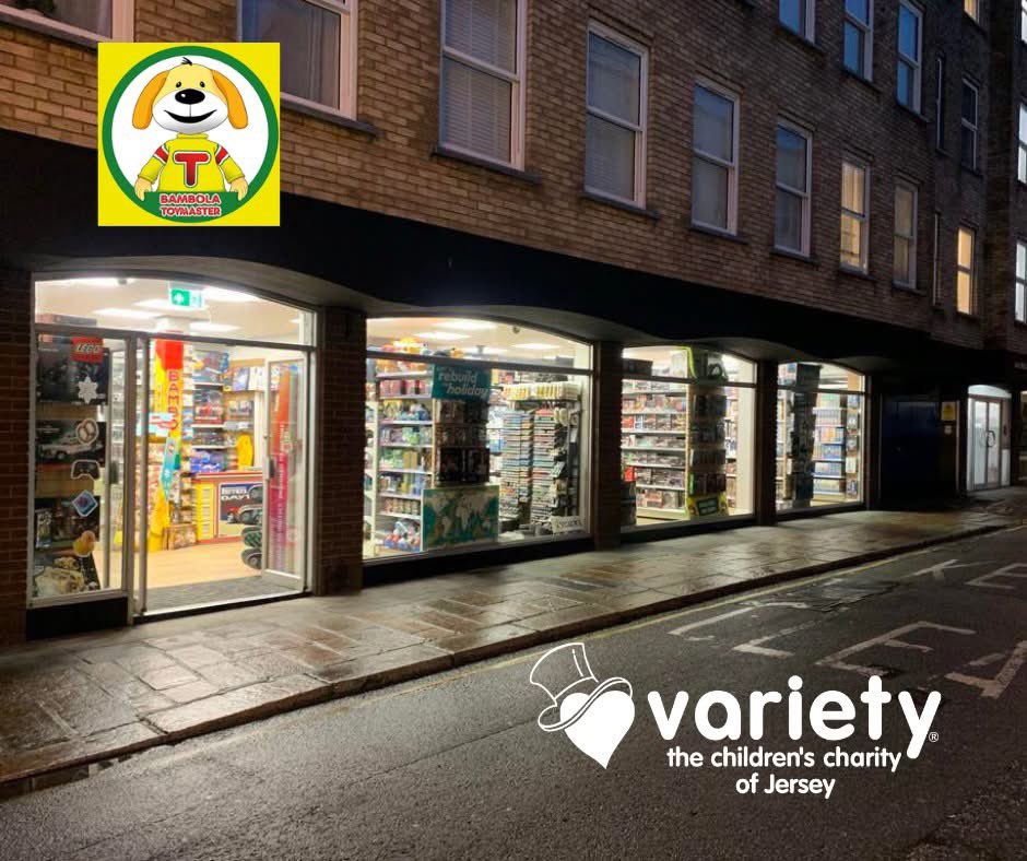 Variety Dough Guy, Andrew Videgrain has kindly organised the delivery of 567 Christmas Toy Vouchers amounting to £18,800 to a number of Primary Schools, the JCCT and Brightly.  

The cost of these vouchers has been very generously discounted by Bambola Toymaster.