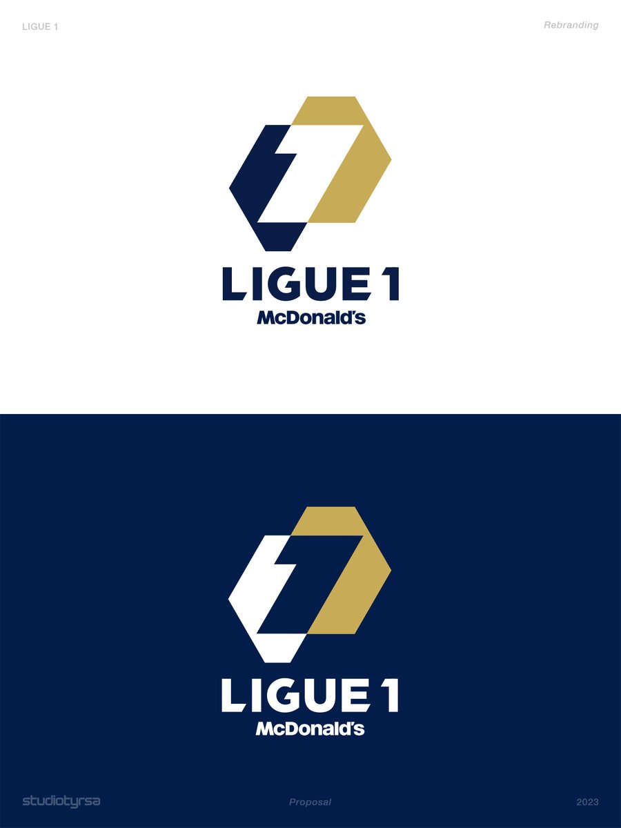 TyrsaMisu's tweet photo. Last year, we had the opportunity to take part in the pitch for the rebranding of the French football league,
Ligue 1 and Ligue 2. ⚽️🇫🇷

Although we didn’t win, we’re excited to share our proposals with you. https://t.co/aCQRAUveBD