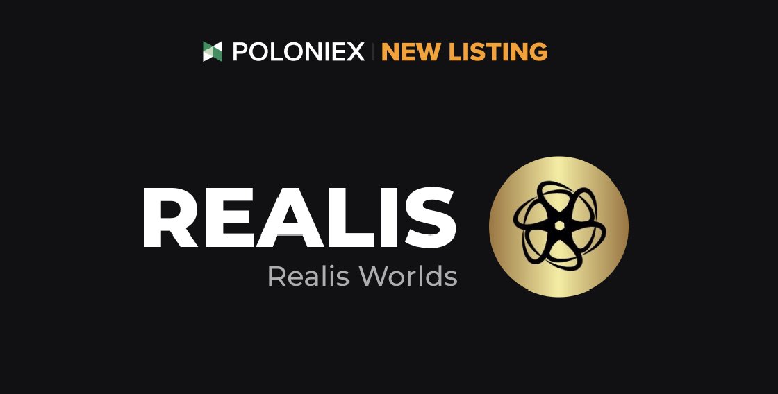 Poloniex's tweet photo. 🚀 Poloniex New Listing $REALIS @realisworlds 

✅ Deposit open on Dec 18th, 10:30 (UTC)

✅ Full trading enable on Dec 18th, 12:00 (UTC)

Details: https://t.co/r7bYDq38g2 https://t.co/Oola0DnG2S