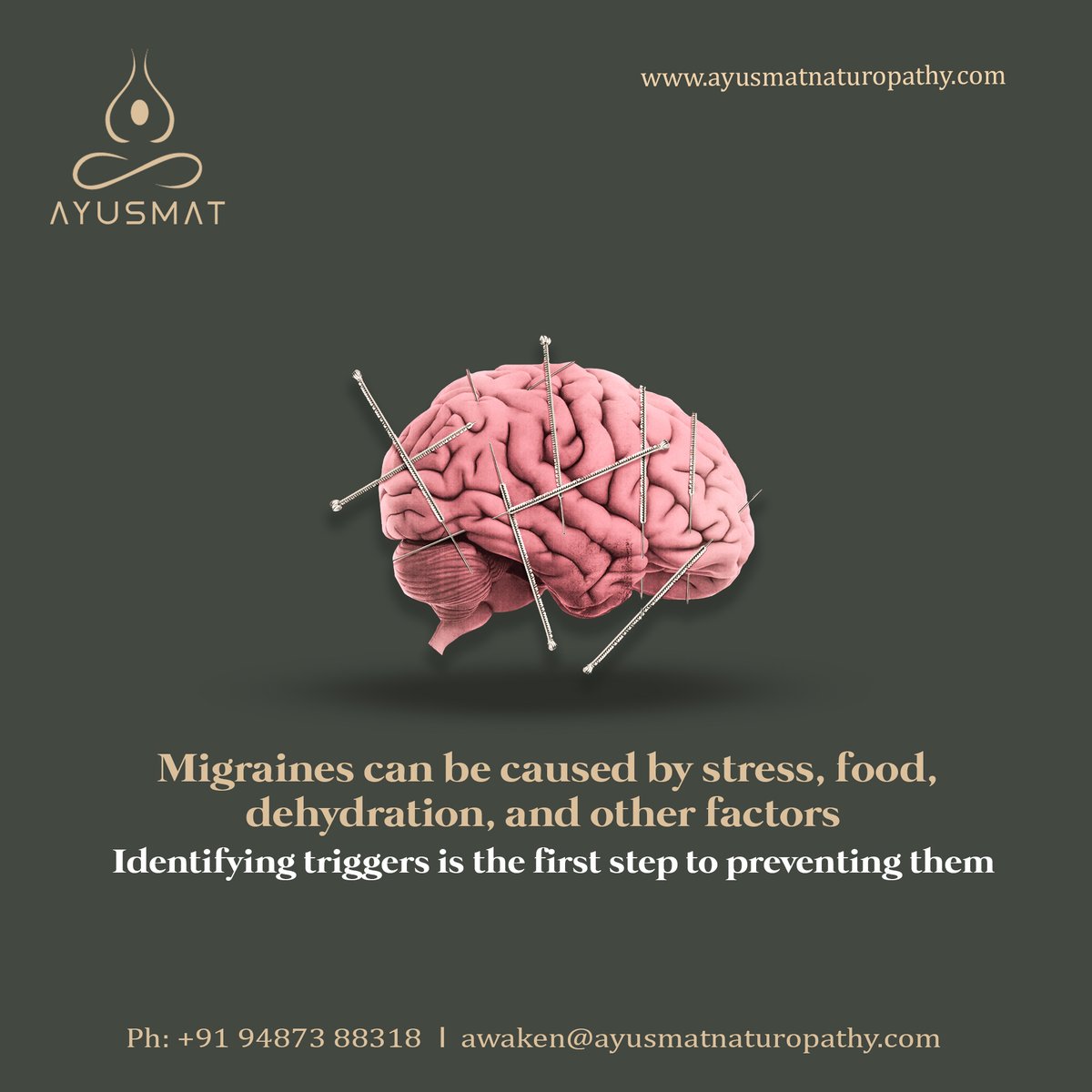 Ayusmathospital's tweet photo. Did you know migraines can be triggered by stress, dehydration, or even certain foods? 🤕 Identifying your triggers is the first step to finding relief.

Call 94873 88318

#migrainerelief #migrainetreatment #migraine #migrainesupport #migraineawareness #headachesandmigraines https://t.co/rkIkzqLtL1
