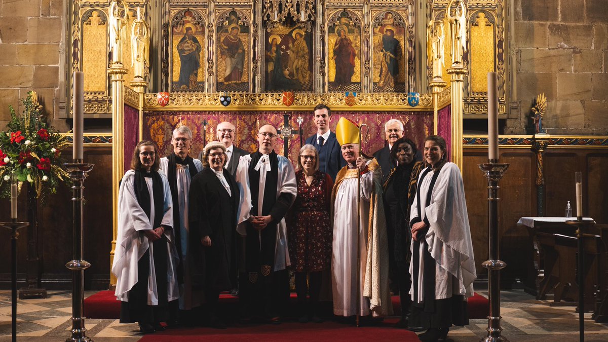 Last night we were delighted to Collate, Induct, and Install The Rev’d Dr James Saunders as our new Vicar! It was a lovely occasion led by Bishop Paul and we are all very much looking forward to working with James as we move into 2025 and beyond.