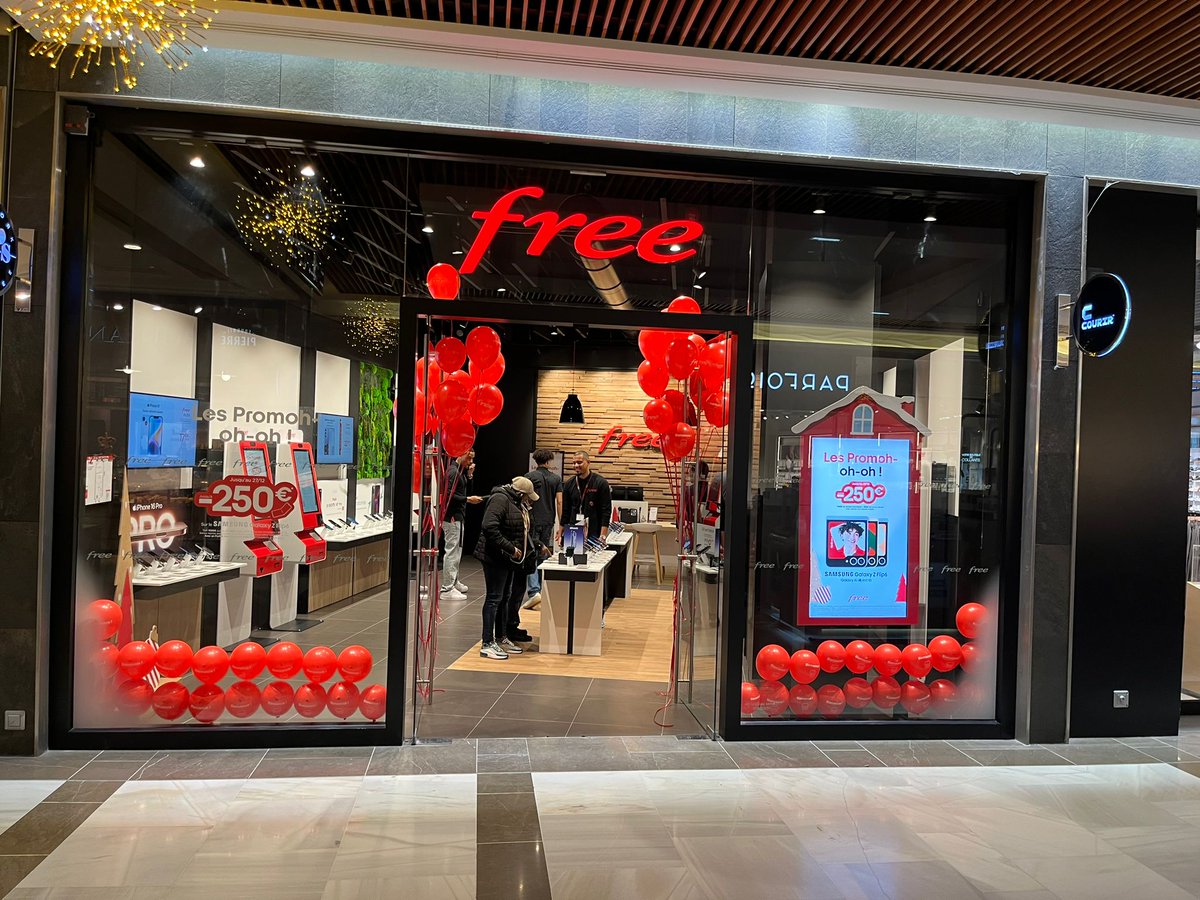 #Rennes : impatients de vous accueillir dans votre toute nouvelle boutique #Free au centre commercial Rennes #Alma 🤗
📍maps.app.goo.gl/kc8n5Q5eEWQhdW…