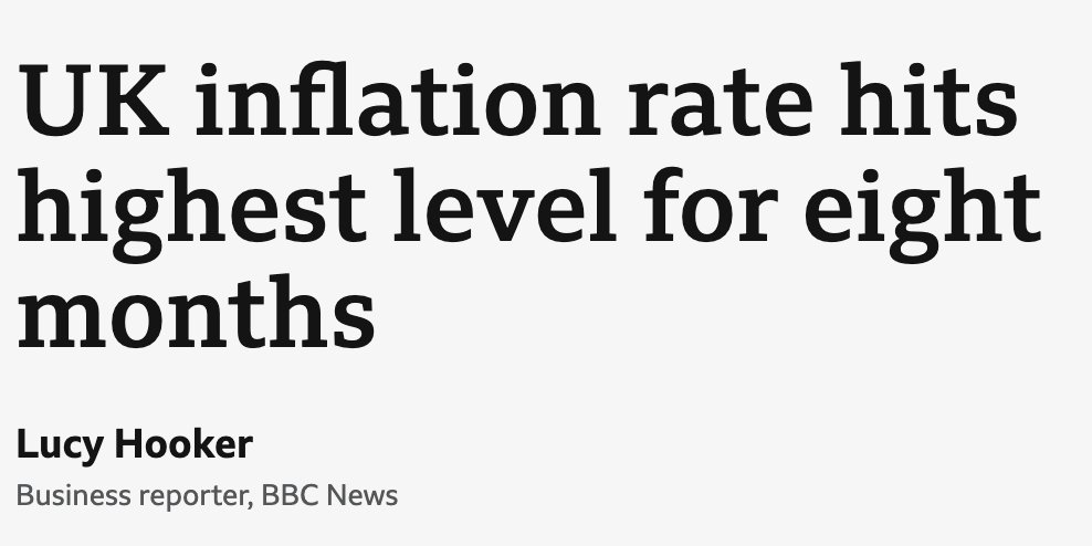 Keir Starmer’s failing government has caused inflation to rise AGAIN...

•⁠  ⁠Inflation up
•⁠  ⁠Economy shrinking
•⁠  ⁠Businesses closing
•⁠  ⁠Taxes up

And it's working people who are paying the price.