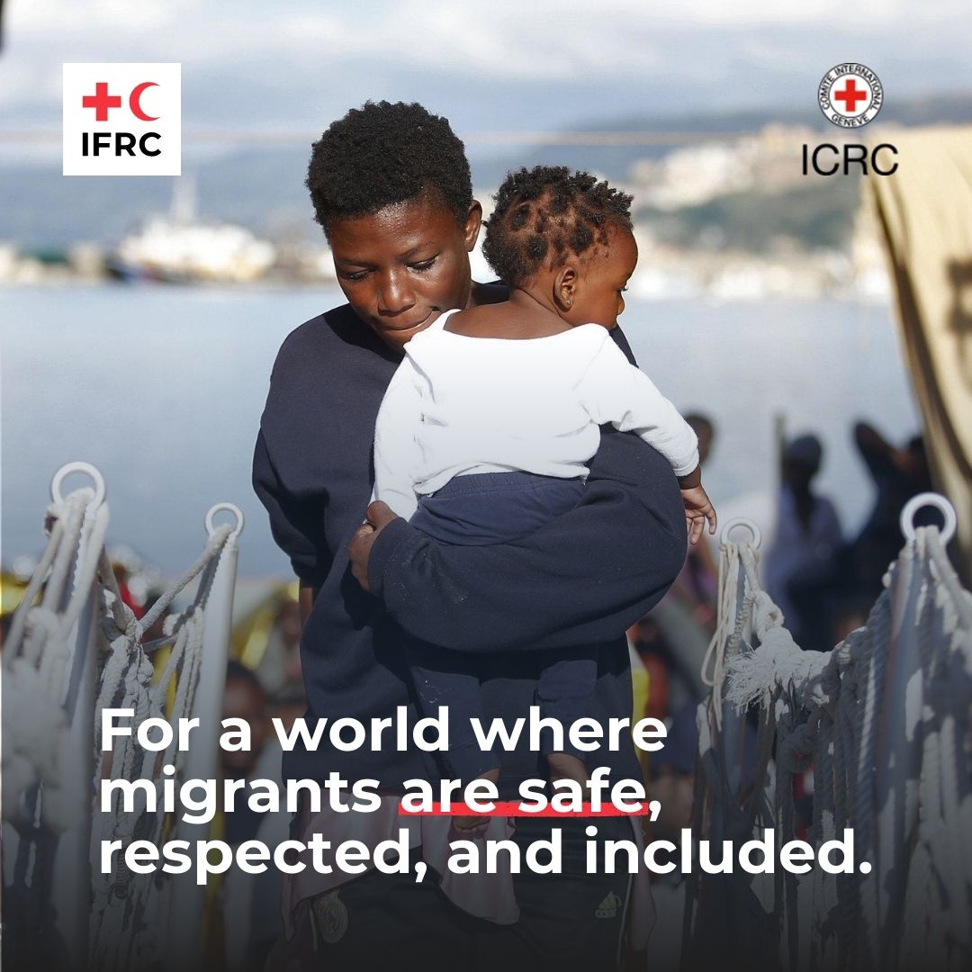 For generations, the International Red Cross and Red Crescent Movement has stood with migrants in vulnerable situations, offering support and protection, regardless of their status, during armed conflicts, disasters and other emergencies and in times of peace. 

Together, we can