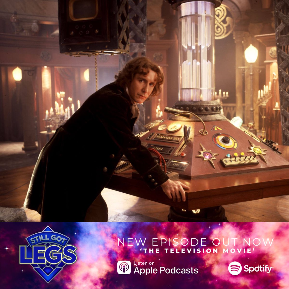 Before our discussion on the 50th Anniversary on Monday, we decided to go back to 1996 and check out how they attempted to bring back Doctor Who with a movie. A new bonus episode available now!! 

linktr.ee/StillGotLegs