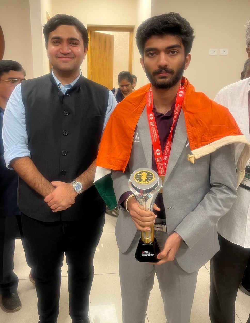 Gujarat Chess Association chief welcomes youngest World Chess Champion GM D. Gukesh