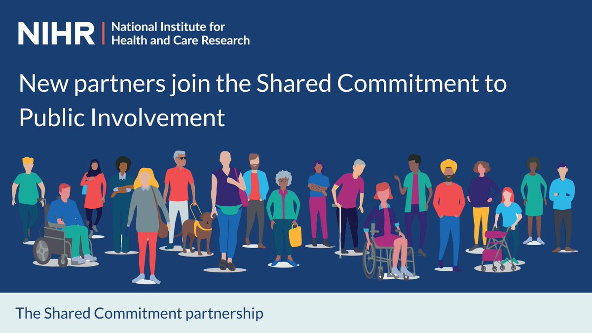 NIHRinvolvement's tweet image. We are delighted that almost 30 organisations have now signed up to the #SharedCommitment to Public Involvement. We now welcome @ESNEFT and @medipace as the newest partners!

Find out more: nihr.ac.uk/shared-commitm…