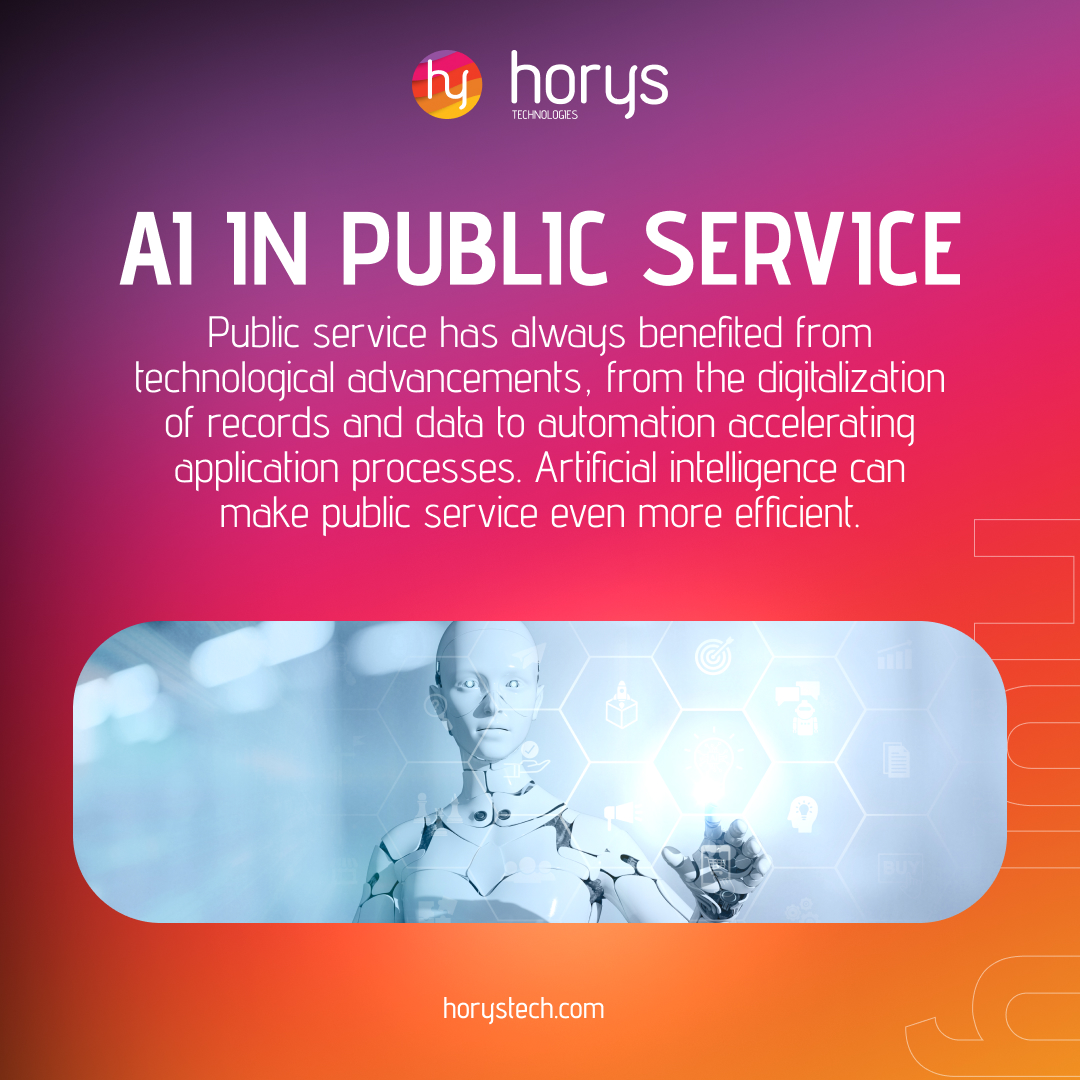 horystech's tweet image. From streamlining application processes to improving data management, AI is transforming public services into more efficient and citizen-focused systems. Discover how this technology is making a difference!👉
#AIInPublicService #GovTech #SmartSolutions