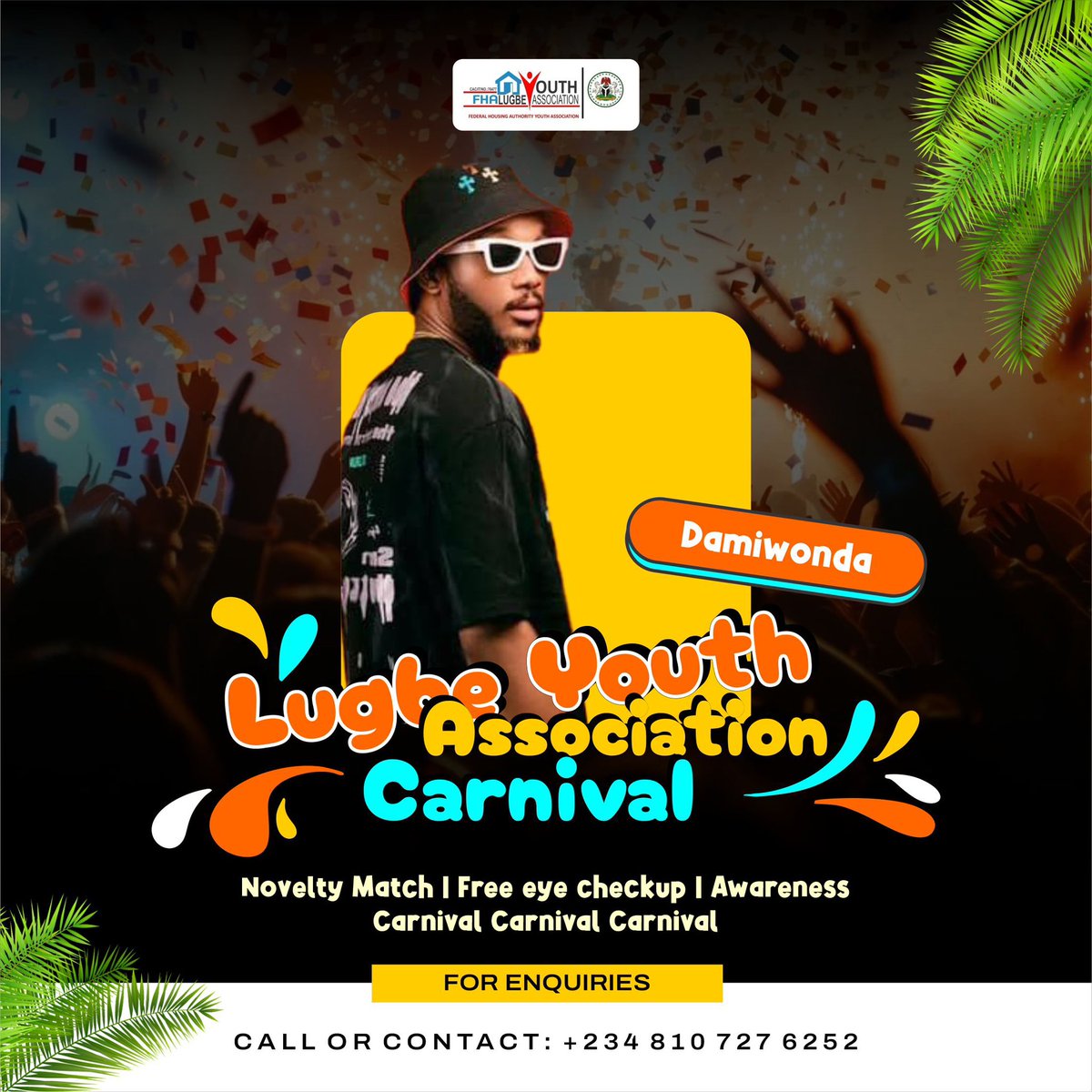 Maximum shutdown as we rap up for the year: FHALYA CARNIVAL 2024 nothing but maximum. Saturday we doing it. 
<a href="/NigeriaFha/">FHANigeria</a> <a href="/FHANigeria/">Federal Housing Authority Nigeria</a> <a href="/WazobiaFMAbuja/">WazobiaFMAbuja</a> <a href="/Enddy101/">Aliu Abdullahi Endurance</a> <a href="/youthdotgov/">youthdotgov</a> <a href="/fmydNG/">Federal Ministry of Youth Development, Nigeria</a>