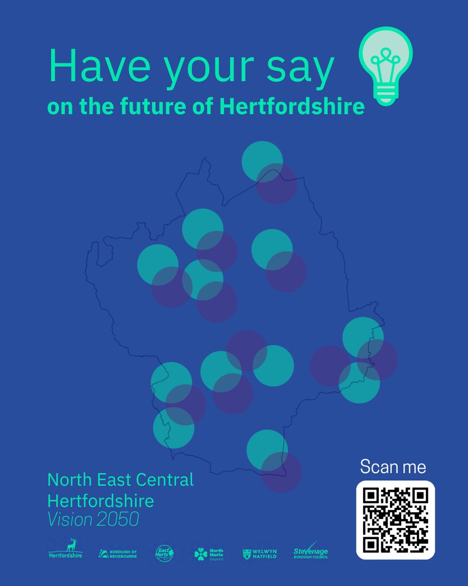 Have your say on the future of North East and Central Hertfordshire. We’re planning for the sustainable growth of our region up to 2050. Now, we want to hear from you!  Take part in our consultation and share your thoughts. orlo.uk/sFcgC