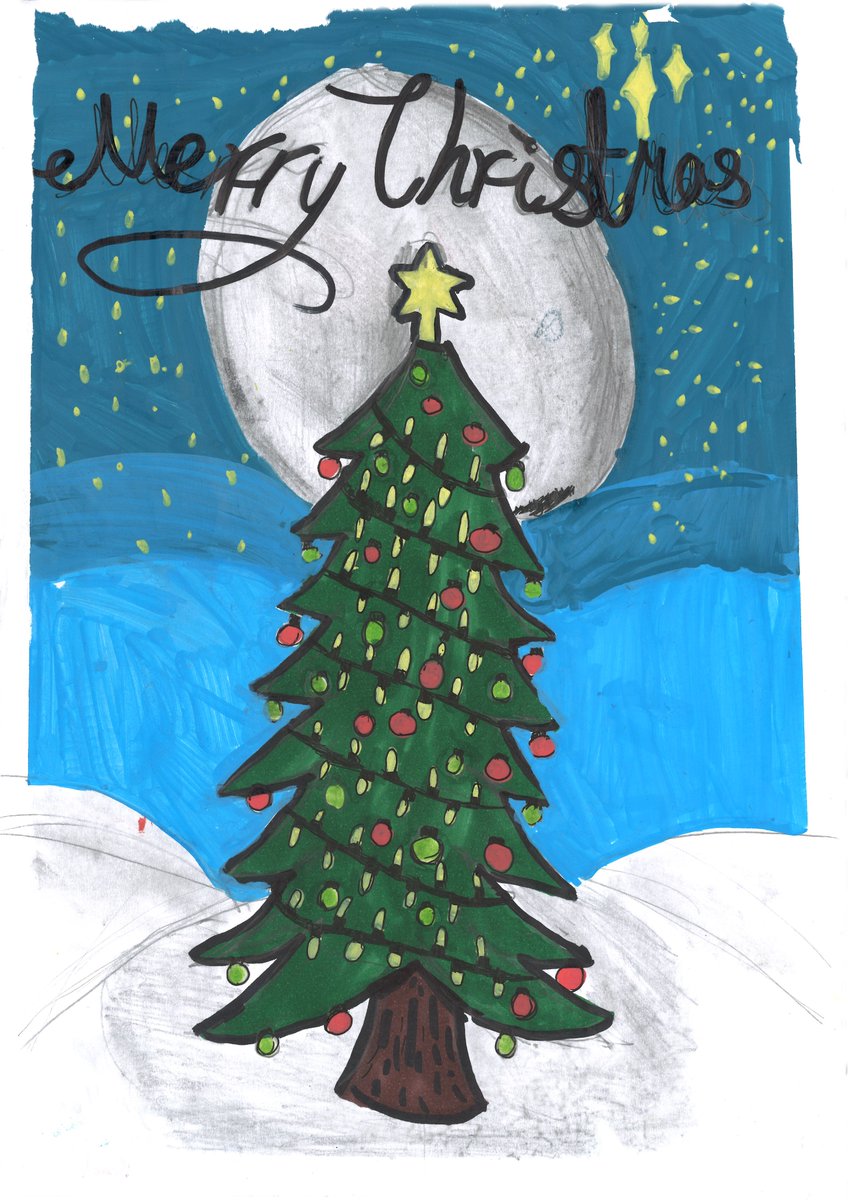 Christmas Congratulations to Molly!

Molly Millar in Year 9 has won house points for Beach with her snowy tree in moonlight design. 

Mr Pitts has chosen Molly’s artwork as the official 2024 Bangor Academy Christmas card. 

Merry Christmas one and all!  ▶️ bit.ly/3VIEdj0