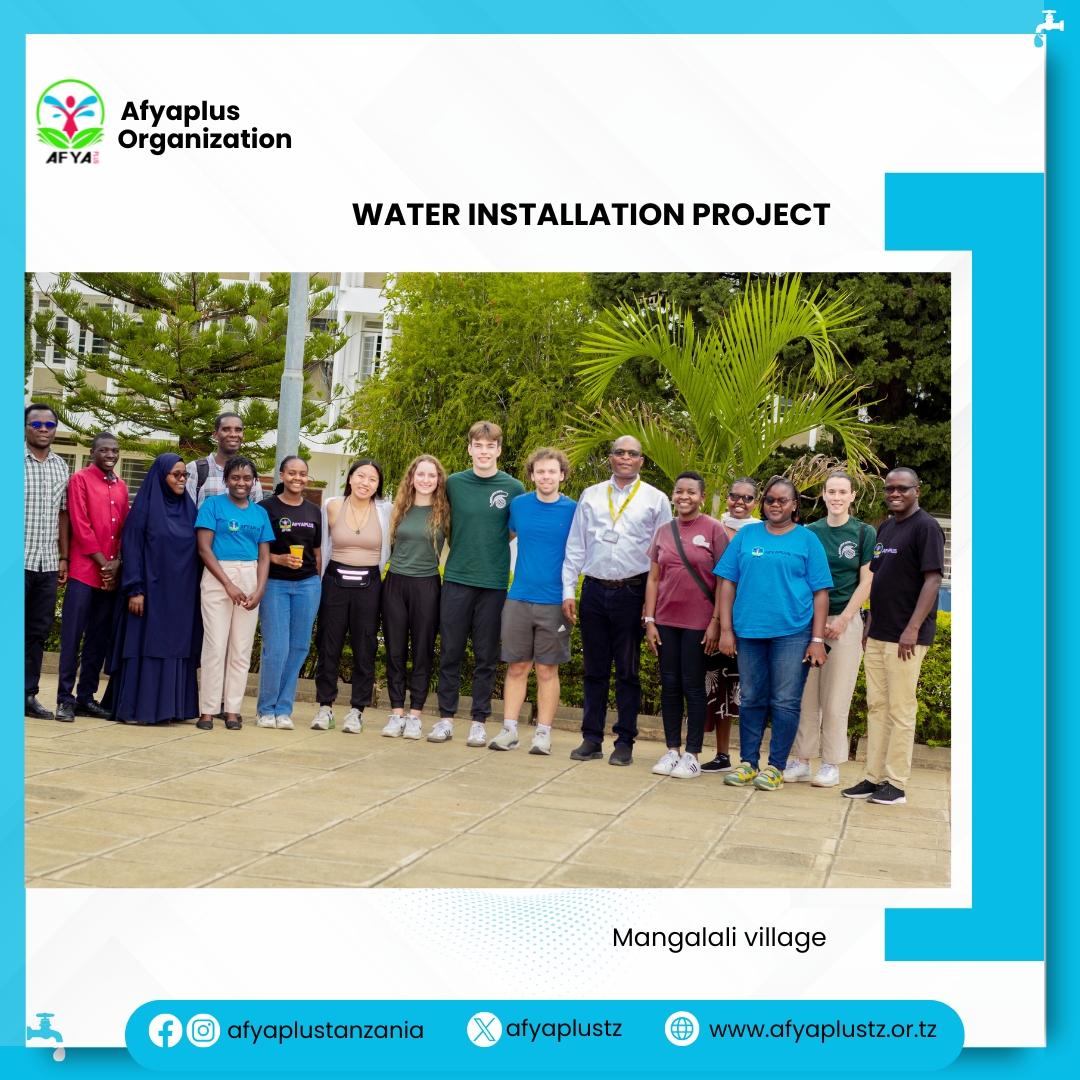 AfyaplusTz's tweet photo. Afyaplus is proud to host @ewb_usa (MSU Chapter) supporting the Mangalali water project! Honored to visit RUCU &amp; meet Rev. Prof. Pius Mgeni &amp; Dr. Bernard Mwakisunga. Grateful for partnerships driving clean water access in Mangalali Village. 💧🌍
#Afyaplus #CleanWaterForAll https://t.co/m92VvG3mJB
