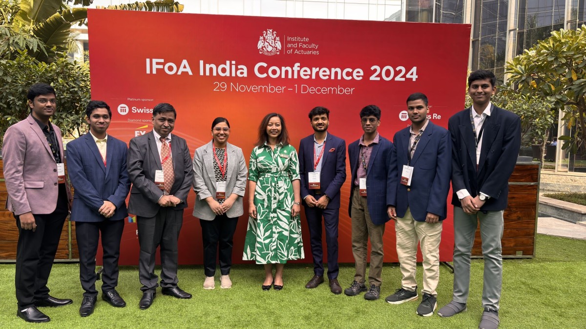 SSSIHL's tweet image. SSSIHL&apos;s Actuarial Alchemist team wins the Actuarial Innovation Challenge at #IFoAIndia2024! Kudos to the team for their achievements in #actuarialscience and #Innovation.
For more: sssihl.edu.in/sssihl-ifoa-20…