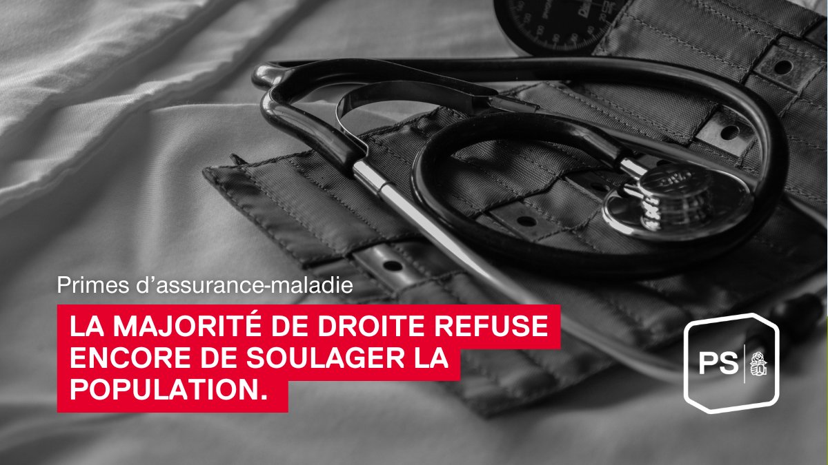 PSSuisse's tweet image. La majorité de droite ne veut pas geler les primes maladie. Elle rate encore une fois l'occasion d'agir contre leur poids et ce, bien que les primes soient devenues de moins en moins abordables pour de nombreuses personnes. Il faut enfin des solutions pour soulager la population.