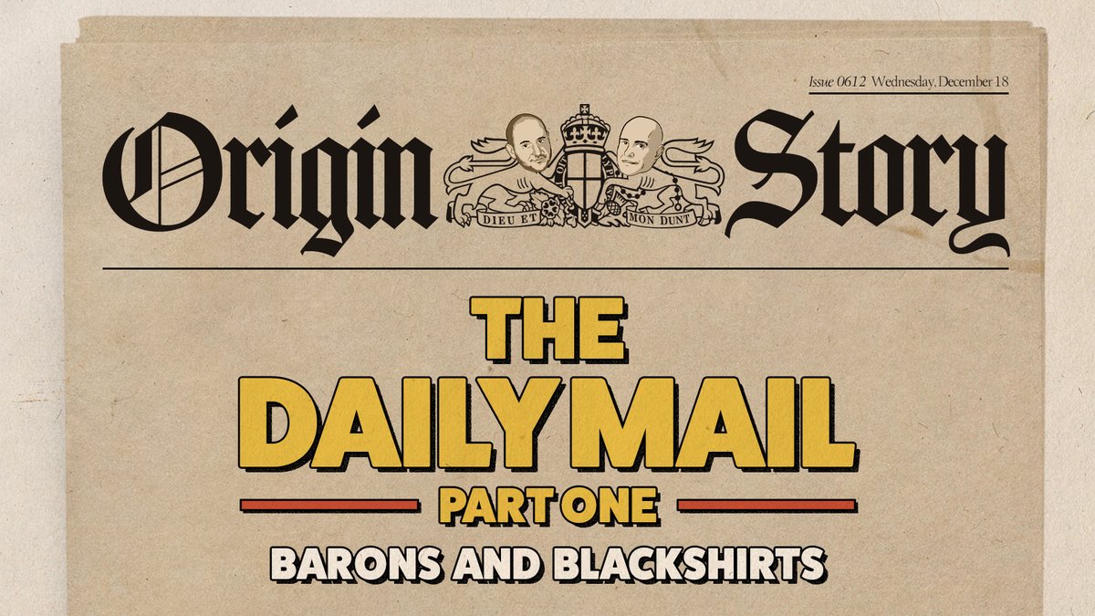 OriginStorycast's tweet image. 📰New episode out📰The season 6 finale is a double episode on the Daily Mail. @Dorianlynskey and @IanDunt waded through the unpleasantness to bring you a fascinating tale involving a multi-generational dynasty and a LOT of swearing.
Listen ⬇️
linktr.ee/originstorypod…