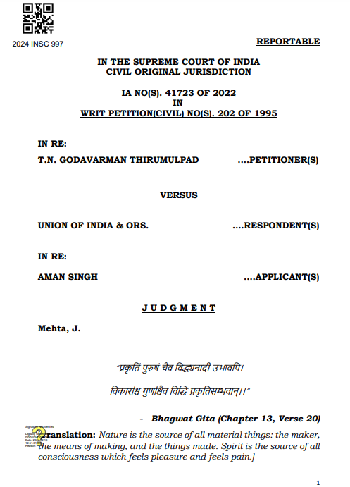 lifeindia2016's tweet photo. Latest: Supreme Court's important Judgement on Sacred Groves. Directs for identification and protection of Sacred Groves in Rajasthan. Suggests that all sacred groves should be declared as CFR under Forest Rights Act. Recognizes the cultural and ecological role of sacred groves https://t.co/I4NjWq1CC3