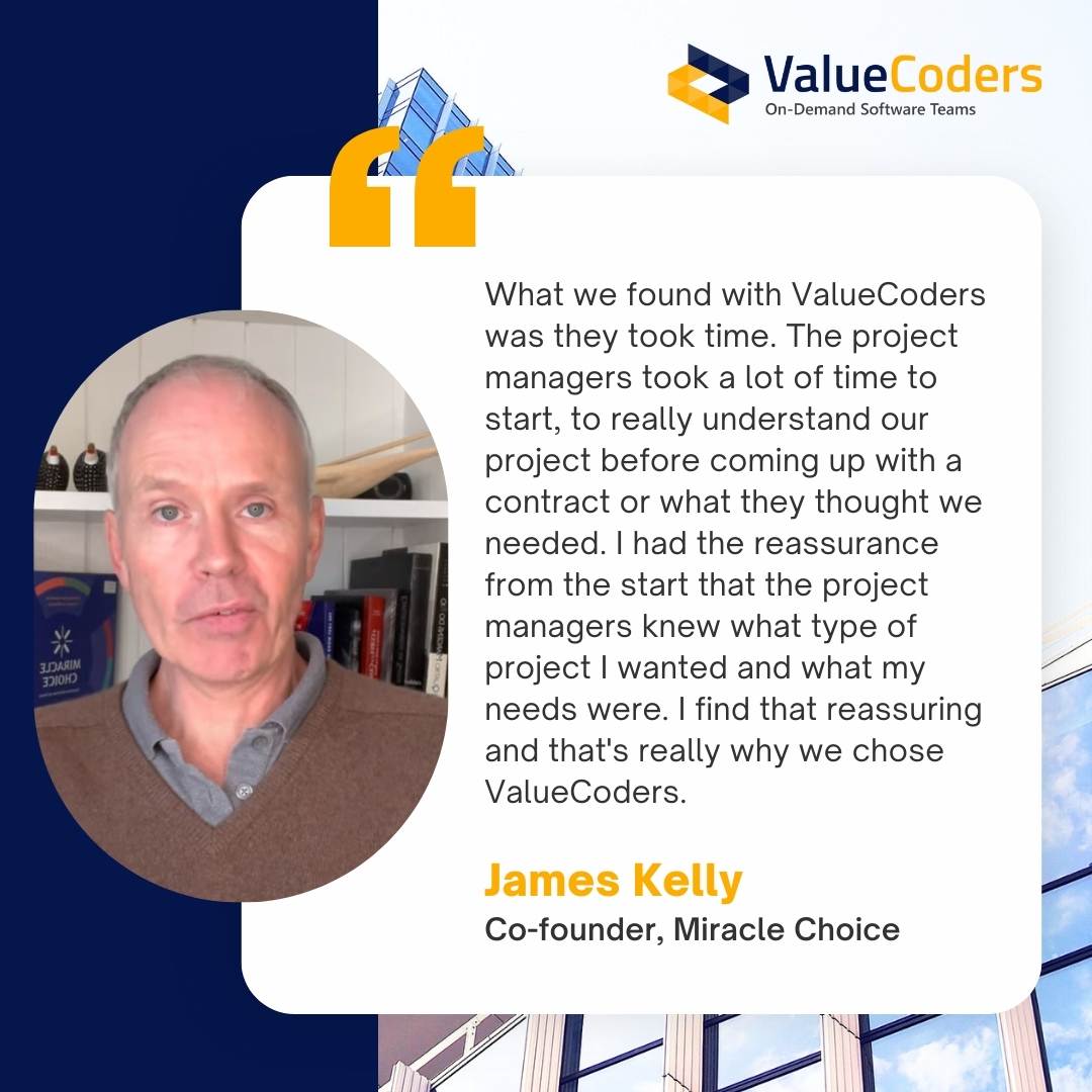 ValueCoders's tweet image. Thank you, valued customers!
🙌 At ValueCoders, we provide top-notch IT solutions with expertise in custom software development, cutting-edge tech, and dedicated support.
valuecoders.com/testimonials
#ValueCoders #ITSolutions #ClientAppreciation