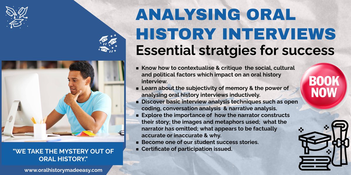 Dr Angela Maye-Banbury (@dramayebanbury) on Twitter photo Do you want to learn tried & tested techniques for mining your oral histories? Then come & me online in beautiful Achill for this special session tomorrow 14.00 hrs. We will be full of festive cheer! <a href="/OralHist_ie/">Oral History Network Ireland</a> <a href="/HeritageHubIRE/">The Heritage Council</a> <a href="/MayoCoCo/">Mayo County Council</a> <a href="/EastMidsOHA/">East Midlands Oral History Archive</a> oralhistorymadeeasy.com/book-online Do you want to learn tried & tested techniques for mining your oral histories? Then come & me online in beautiful Achill for this special session tomorrow 14.00 hrs. We will be full of festive cheer! <a href="/OralHist_ie/">Oral History Network Ireland</a> <a href="/HeritageHubIRE/">The Heritage Council</a> <a href="/MayoCoCo/">Mayo County Council</a> <a href="/EastMidsOHA/">East Midlands Oral History Archive</a> oralhistorymadeeasy.com/book-online