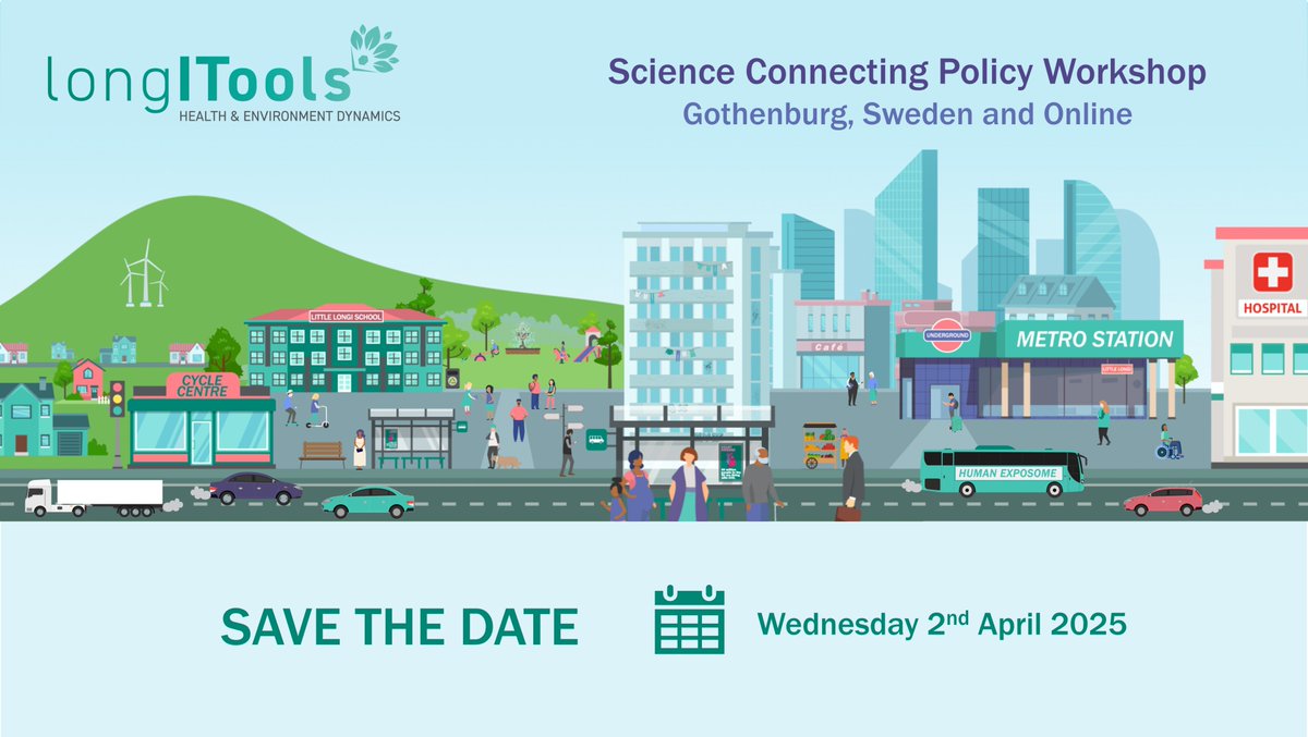 📢SAVE THE DATE for our final <a href="/LongITools/">LongITools</a>  #Science4Policy Workshop.
🗓️ 2nd April 2025 - half day - times TBC
📍 Chalmersska Huset, Gothenburg, Sweden and Online
🔖Mark your calendars as you don't want to miss it!
