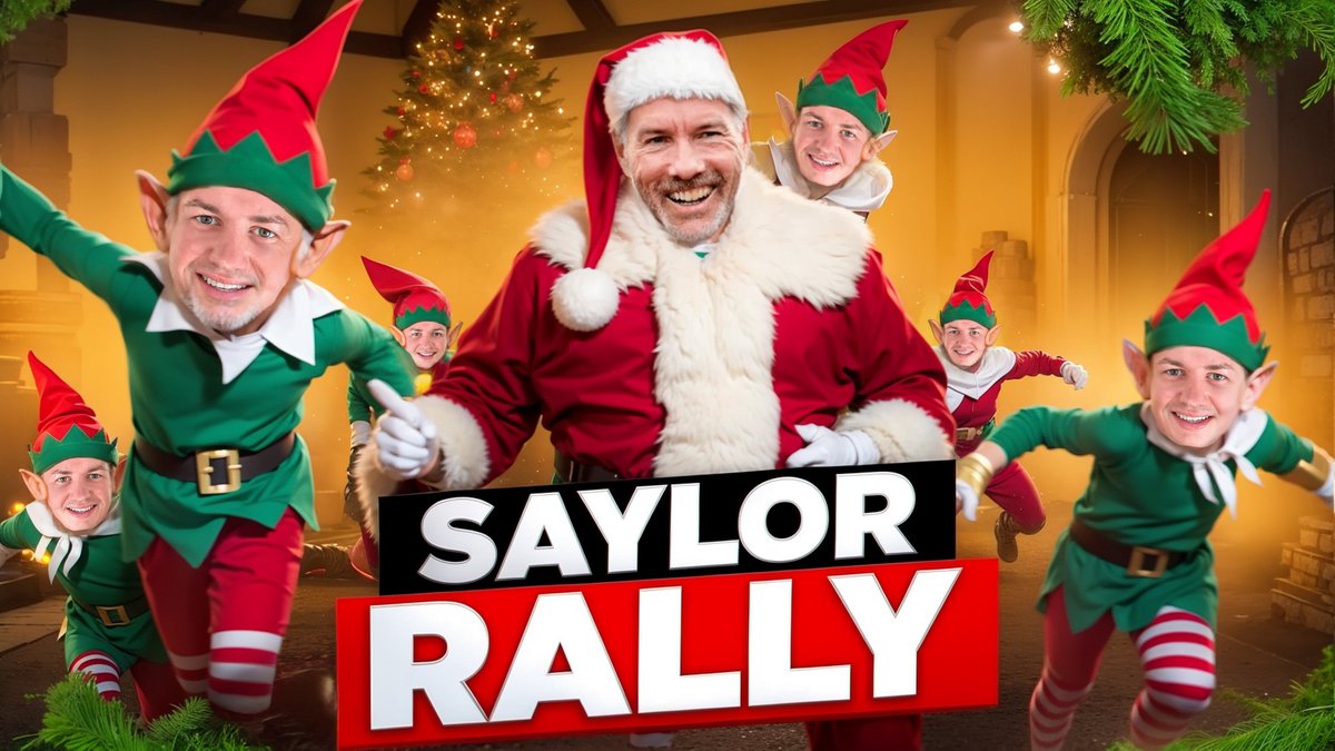 jiripribyl's tweet photo. Víte, že S Rally není zkratka pro Santa rally, ale Saylor rally.

To jestli nás nějaká čeká a jak jsem od minulého týdne změnil strategii si řekneme už...

Už dnes večer ve 20:30!

PS silver button už dorazil, takže večer budu taky dost flexit. https://t.co/buZNOmDeKP