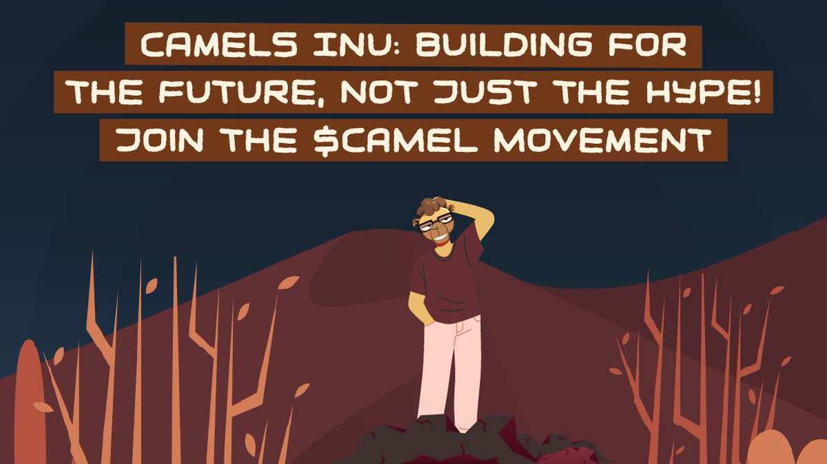 CamelsInu's tweet photo. Meme Coins Going to the Moon? Let’s talk Camels Inu! While others chase hype, we’re building a strong foundation. Slow and steady wins the race—just ask any camel!

Be part of something bigger than just another meme coin! https://t.co/c0g5vu5LLn 

$CAMEL #CamelsInu #AI https://t.co/kFIoLrpEgw
