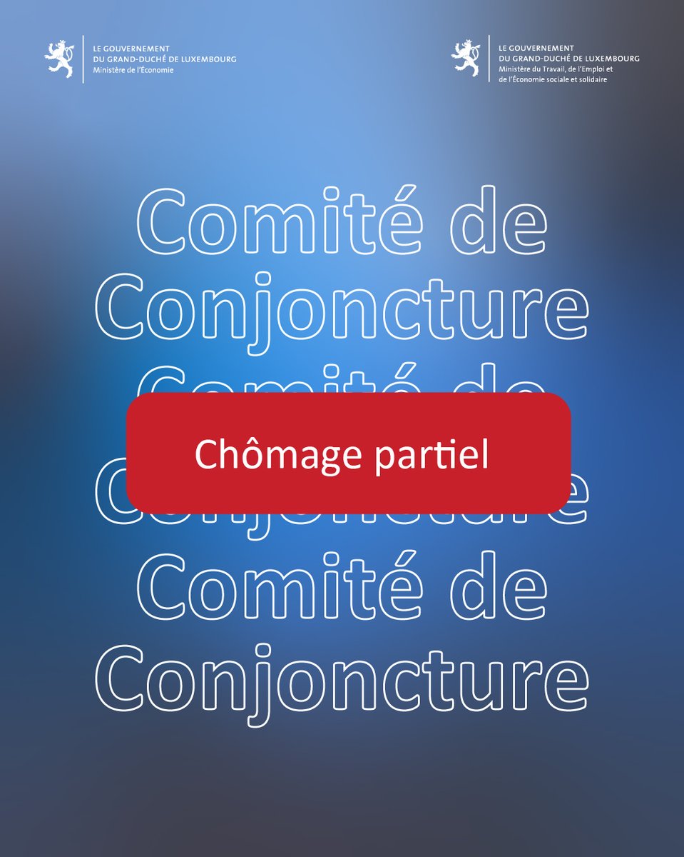 Previsionnel Ufroe fir de Chômage partiel: vun insgesamt 84 Ufroe fir de Mount Januar 2025, huet de Comité de conjoncture 74 Ufroe fir de Chômage partiel positiv aviséiert. Méi Infoen : gd.lu/cmgdSq