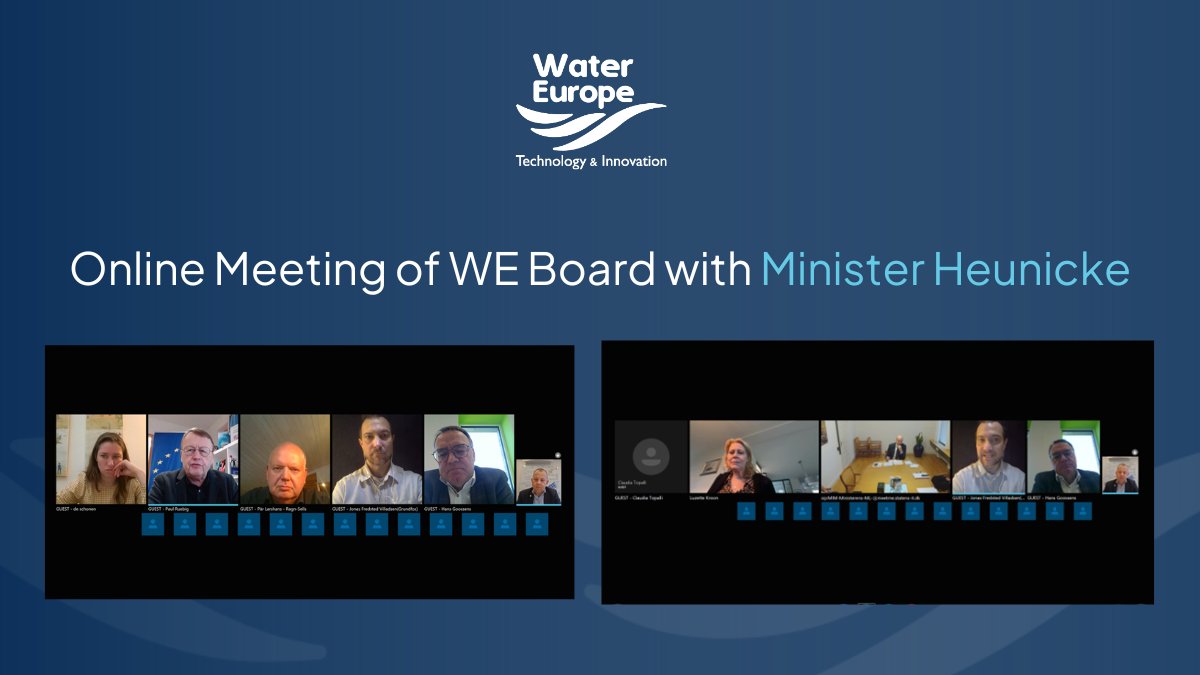 Water Europe (@h20eu) on Twitter photo 💧 This month, Water Europe met 🇩🇰Denmark's Minister <a href="/Heunicke/">Magnus Heunicke</a> to discuss the #WaterStrategy, #Bluefinance & #advancements in #waterefficiency & #resourcerecovery.
❗️🇪🇺 "A common EU response is urgently needed," said the Minister. 👉Read the full post linkedin.com/posts/watereur… 💧 This month, Water Europe met 🇩🇰Denmark's Minister <a href="/Heunicke/">Magnus Heunicke</a> to discuss the #WaterStrategy, #Bluefinance & #advancements in #waterefficiency & #resourcerecovery.
❗️🇪🇺 "A common EU response is urgently needed," said the Minister. 👉Read the full post linkedin.com/posts/watereur…