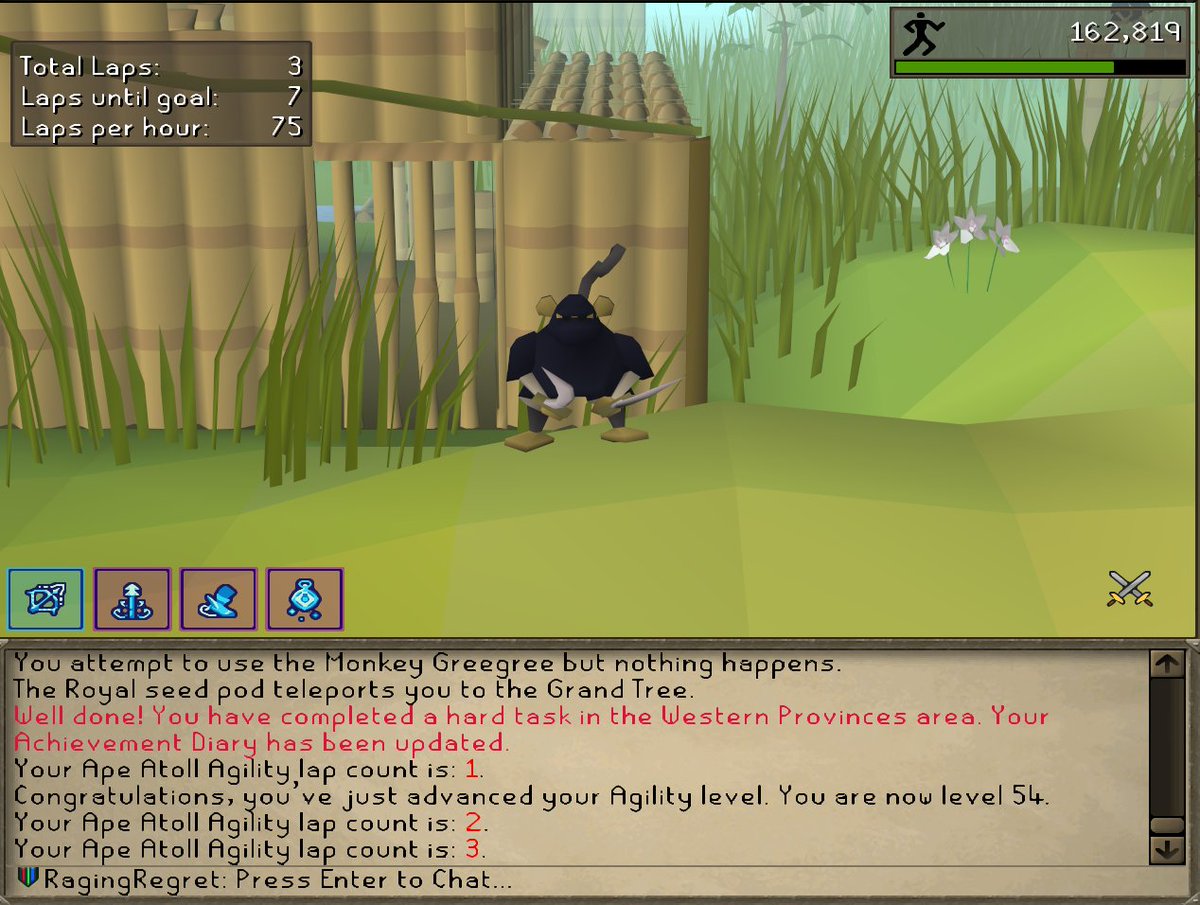 Bad enough that on my randomised playthrough I get corner cutter. But for it to not work on monkey laps?! smh.