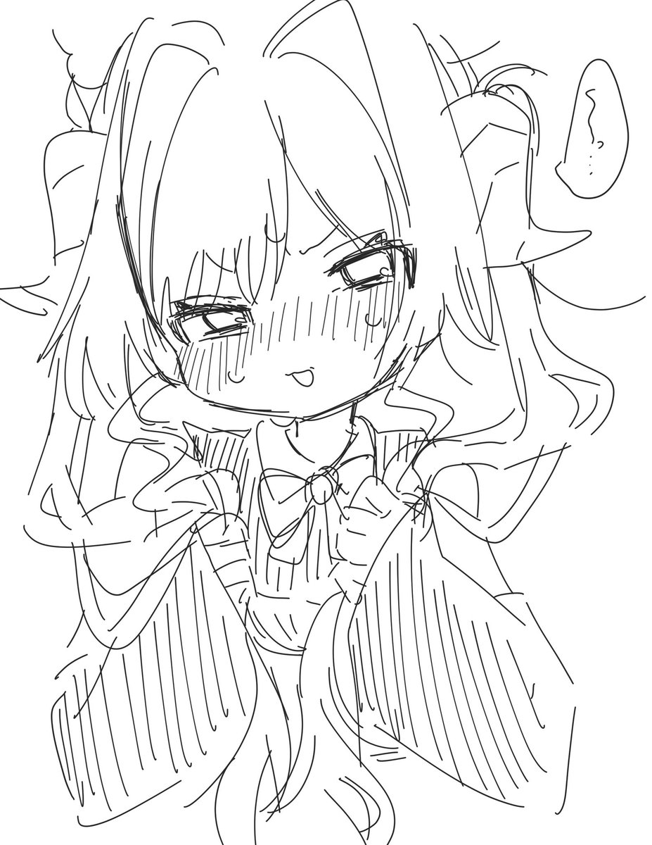 仕事中の落書き 