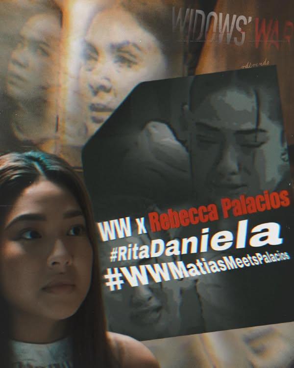 good evening everyone! look rita daniela as rebecca is back on widows war this evening, can't wait to see her again!  🤩

please join us to our twitter party later at 8:00 pm with our tagline see you later!

WW x Rebecca Palacios
#RitaDaniela
#WWMatiasMeetsPalacios