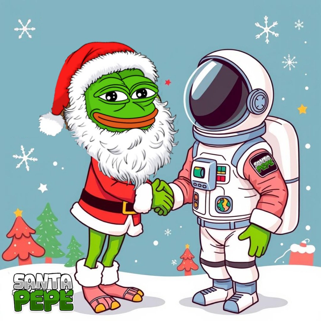 Santa_Pepe_'s tweet photo. 🎄 From the North Pole to your wallet— $SANTAPEPE is spreading joy, one meme at a time! 🐸✨

#Santa #SANTAPEPE #PEPE #binance #SOL https://t.co/nBhR1s486Z