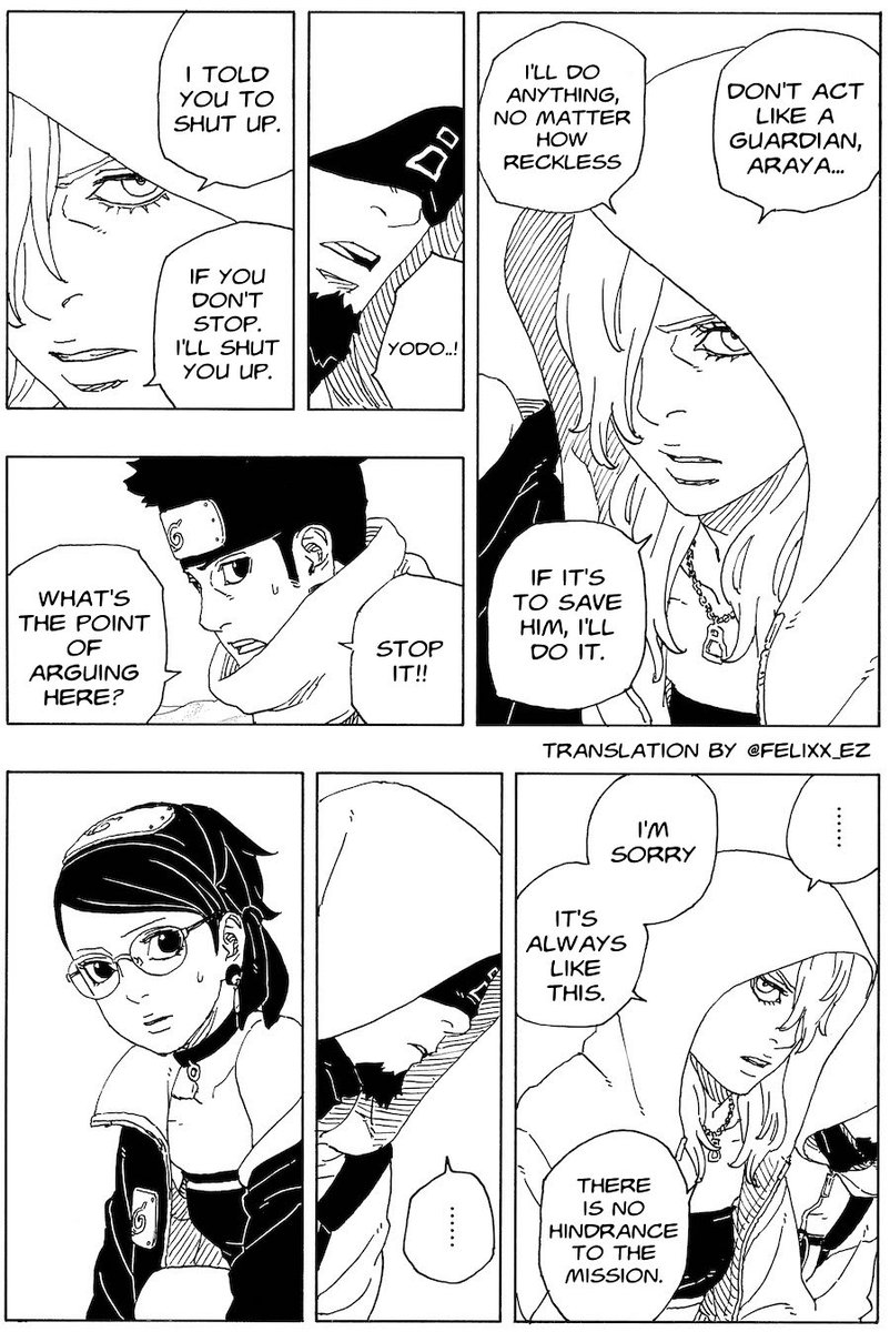 felixx_ez's tweet photo. Boruto CHP 17 TRANSLATION 🚨

SNEAK PEEK #2 ❗

#BorutoTwoBlueVortexCh17 #BORUTO #borutotimeskip #borutospoilers #BorutoTBV #Borutotwobluevortexchapter17
#BorutoTwoBlueVortex https://t.co/9SaJzExOrF