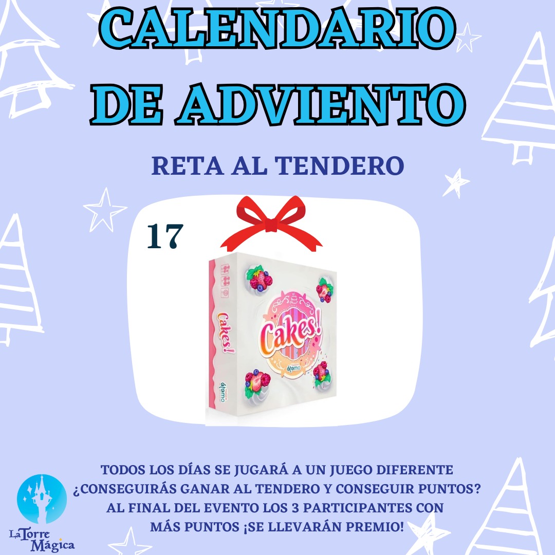 La Torre Mágica (@la_torre_magica) on Twitter photo Hoy podrás retar a Yeyu a una partida a "CAKES" de <a href="/atomoeditorial/">Átomo Games</a> si le ganas te llevas 1 punto.
¿Serás capaz de ganarle?
#LaTorreMágica #Juegos de mesa #calendariodeadviento #Ecija Hoy podrás retar a Yeyu a una partida a "CAKES" de <a href="/atomoeditorial/">Átomo Games</a> si le ganas te llevas 1 punto.
¿Serás capaz de ganarle?
#LaTorreMágica #Juegos de mesa #calendariodeadviento #Ecija