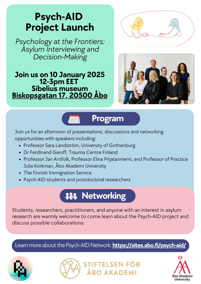 We are most excited to begin the new year with the official launch event of our <a href="/PsychAID/">Psych-AID</a> Network! 

Follow us for updates!
