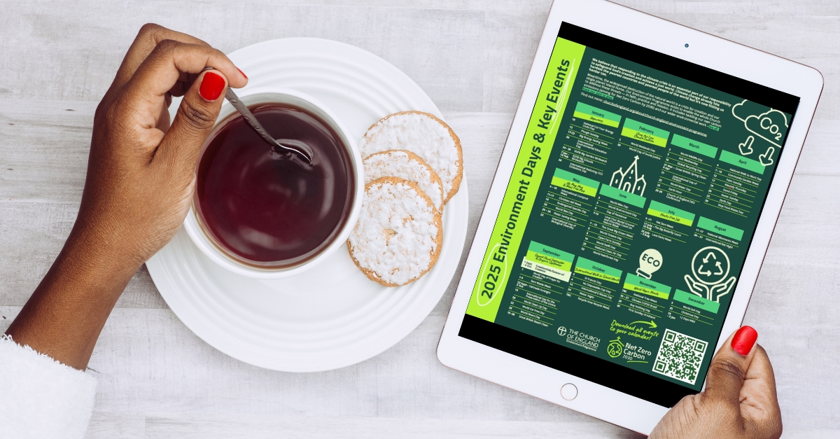 A new interactive calendar which marks days and weeks of the year celebrating the environment has been published. It can be downloaded as a PDF with links to more information or direct to Google calendars via a QR code. Find it here: churchofengland.org/sites/default/…