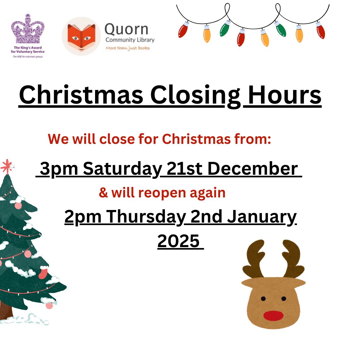 Quorn Community Library tweet media