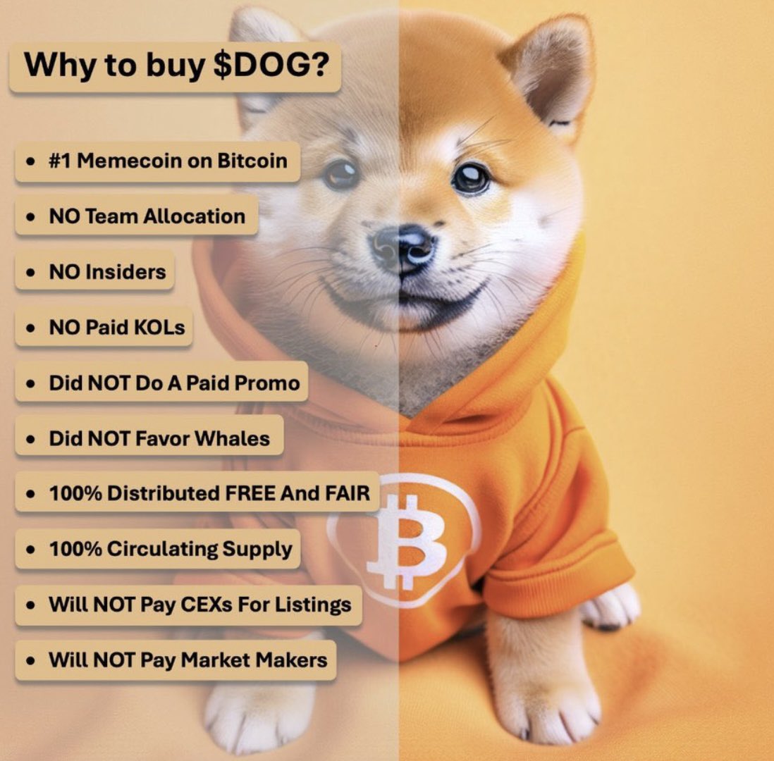 $DOG is by the people's coin
I feel sad for those who will miss out on this opportunity
For those who are caught in the #SolanaMemeCoin casino
Those who keep getting robbed every day
The game is rigged, and $DOG is the sollution