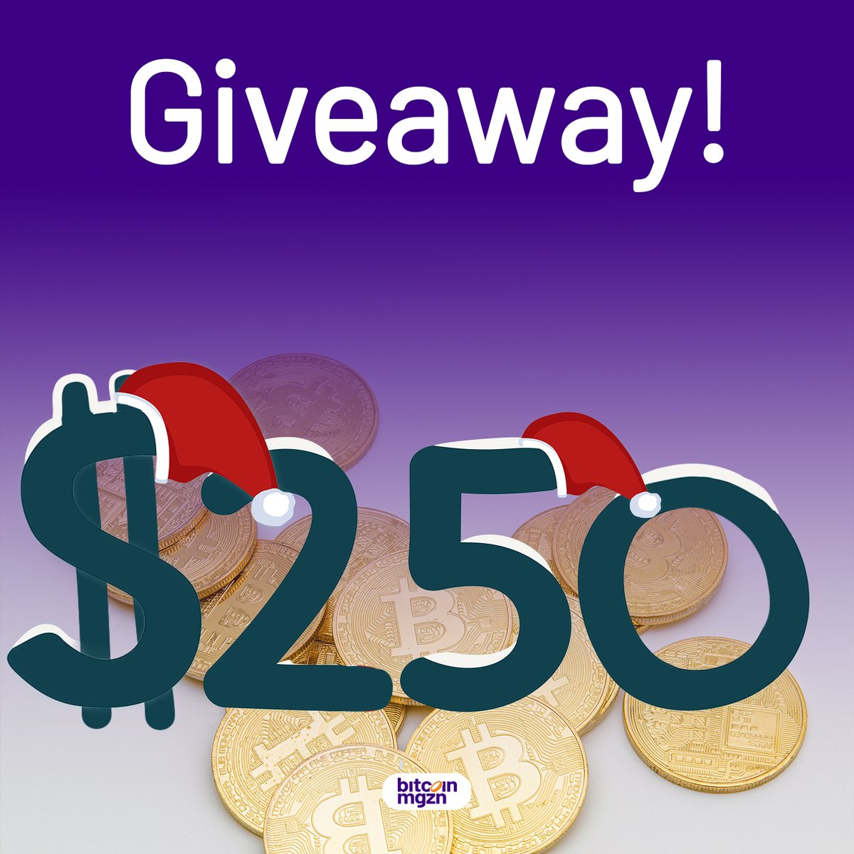 BitcoinMagNL's tweet image. $250 BITCOIN GIVEAWAY.
(…one of many to come!)

To enter: 
1️⃣ Follow @BitcoinMagNL 
2️⃣ Like &amp;amp; Retweet this post!
3️⃣ Tag a friend (each tag boosts your odds👀)

📅 Winner announced: 24th December 🎄

Don’t miss out – your next BTC stack awaits!!

#Bitcoin #CryptoGiveaway #BTC